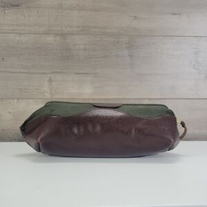 Orvis Green Canvas with Brown Leather Travel Dopp Kit